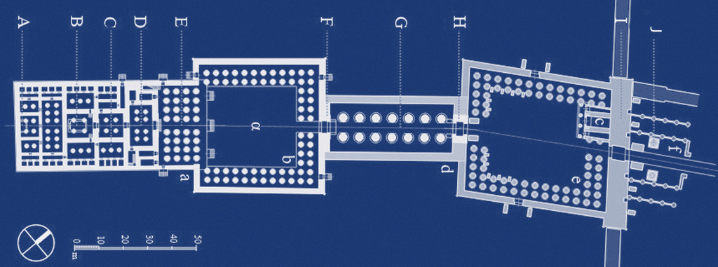Luxor Temple Plan